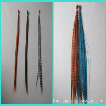 long thin grizzly feather hair extensions